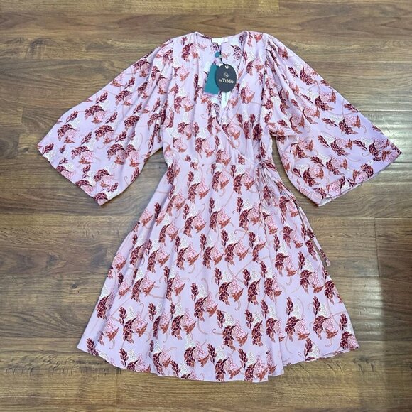 NWT ByTiMo wrap mini dress - Picture 1 of 6